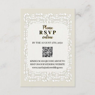 Maßgeschneiderte, elegante QR-Coding-Cards Begleitkarte