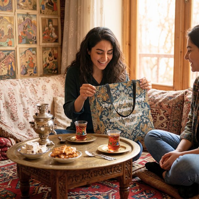 Maßgeschneiderte Elegantes Muster Persische Gesche (Custom Elegant Tile Pattern Persian Gifts for Her Tote Bag)