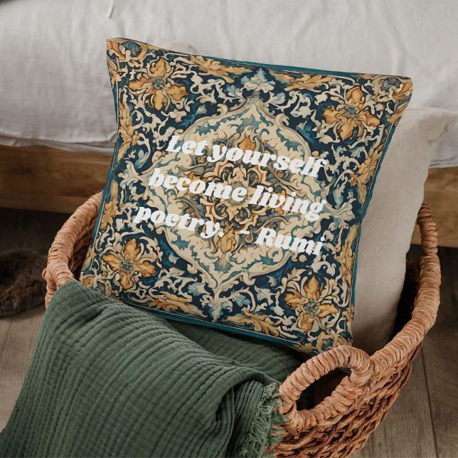 Maßgeschneiderte Elegantes Muster Persische Gesche Kissen (Custom Elegant Tile Pattern Persian Gifts for Her)