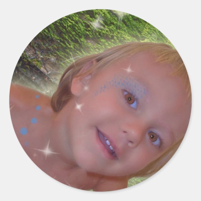 Maßgeschneiderte Fantasy-Sticker Runder Aufkleber (Vorderseite)