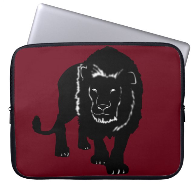 Maßgeschneiderte Farben - Laptop-Sieb mit Löwe - F Laptopschutzhülle (Vorderseite)