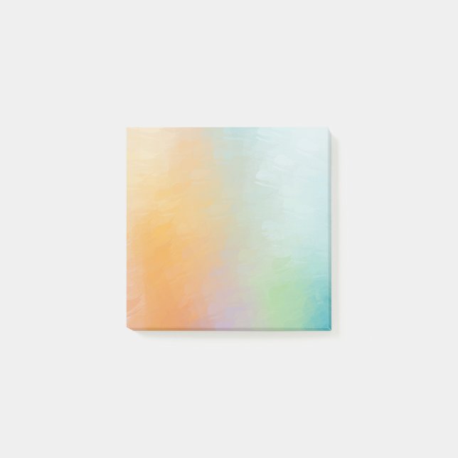 Maßgeschneiderte, farbenfrohe Blank Elegantes mode Post-it Klebezettel (Vorderseite)