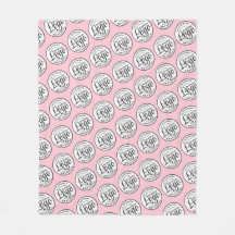 Maßgeschneiderte Fleece-Blanken mit Logo-Print | R