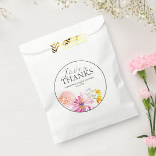 Maßgeschneiderte Floral Gefälligkeitstaschen für B Geschenktütchen