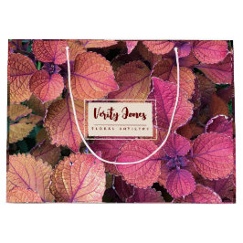 Maßgeschneiderte florale Geschenktasche Große Geschenktüte