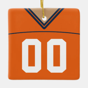 Maßgeschneiderte Football Lacrosse Jersey Ornament