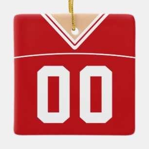Maßgeschneiderte Football Lacrosse Jersey Ornament