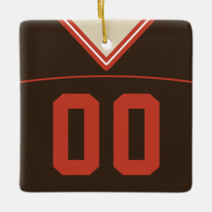 Maßgeschneiderte Football Lacrosse Jersey Ornament