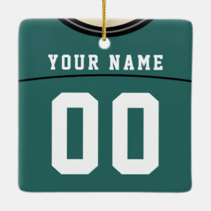 Maßgeschneiderte Football Lacrosse Jersey Ornament