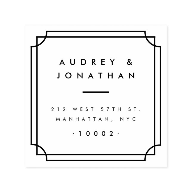 Maßgeschneiderte formale Rahmen-Hochzeitskamera-Rü Permastempel (Design)