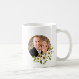 Maßgeschneiderte Foto-Blumenrahmen Kaffeetasse