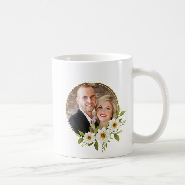 Maßgeschneiderte Foto-Blumenrahmen Kaffeetasse (Rechts)