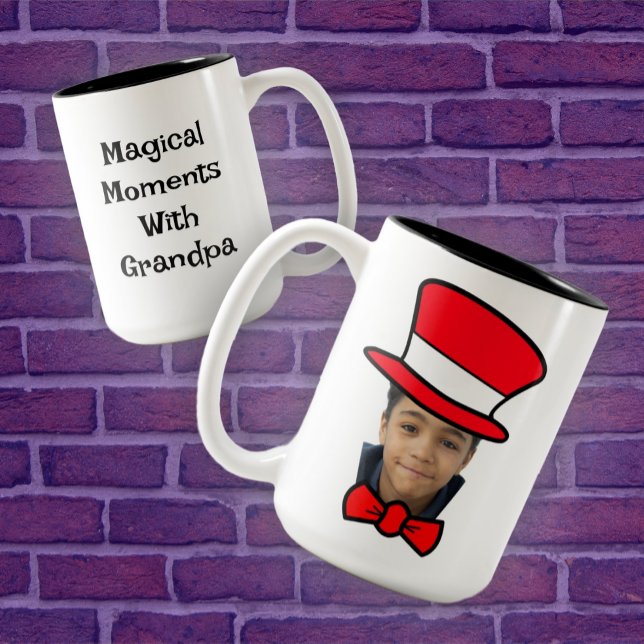 Maßgeschneiderte Foto Booth Top Hat Tasse (Von Creator hochgeladen)