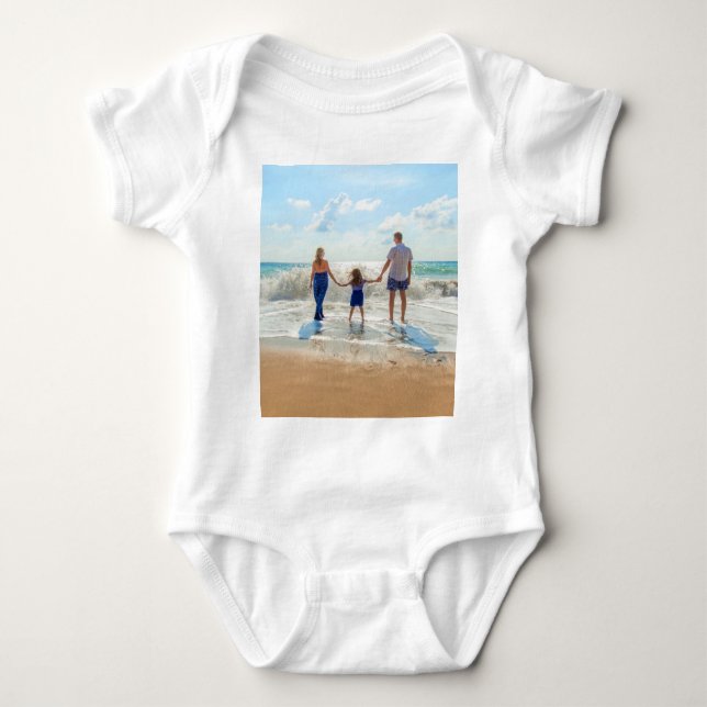 Maßgeschneiderte Foto Kinderkarosserie für Ihre Li Baby Strampler (Vorderseite)