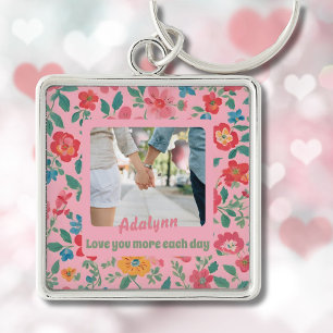 Maßgeschneiderte Foto-Valentine-Geschenke für Teen Schlüsselanhänger