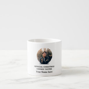 Maßgeschneiderte Fotovorlage für Weihnachtskekse Espressotasse