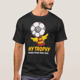 Maßgeschneiderte Fußballtrophäe T-Shirt
