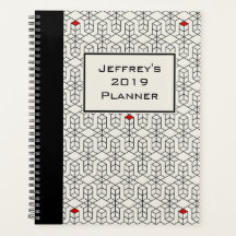 Maßgeschneiderte Geometrie in Schwarz und Weiß