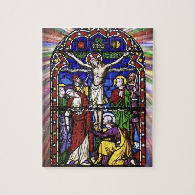 Maßgeschneiderte Geschenke für den Priesterglas-Ji Puzzle (Vertikal)
