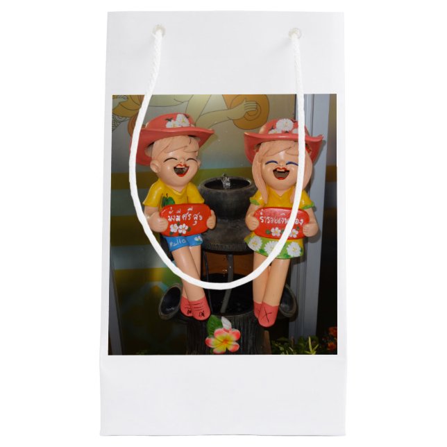 Maßgeschneiderte Geschenktasche - Klein, glänzend Kleine Geschenktüte (Vorderseite)