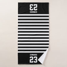 Maßgeschneiderte gestreifte Sportarten mit Namen