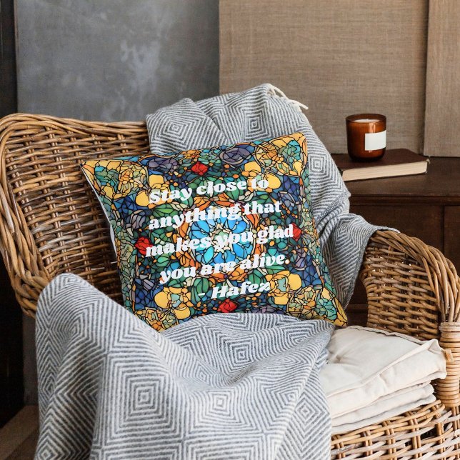 Maßgeschneiderte Glasmosaike-Muster Persische Gesc Kissen (Custom Stained Glass Mosaic Pattern Persian Gifts)