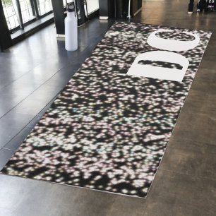 Maßgeschneiderte Glitzer Rose Gold abstrakt Yogamatte