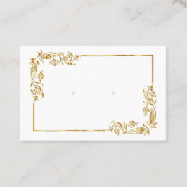 Maßgeschneiderte "Gold"-Frame Earring-Display-Kart Terminkarte