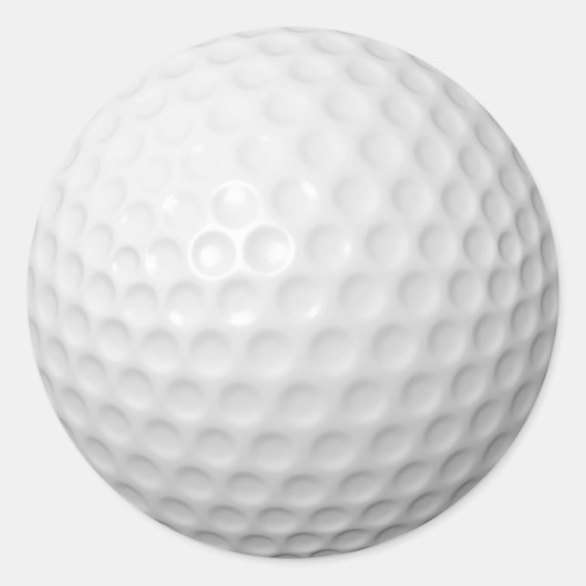 Maßgeschneiderte Golf Ball Stickers (Vorderseite)