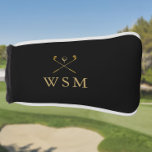 Maßgeschneiderte Golf Clubs für Schwarz und Gold M Golf Headcover<br><div class="desc">Personalisieren Sie das Monogramm in klassischer Typografie,  um ein einzigartiges Golfgeschenk zu schaffen und für jeden Golfer zu behalten. Entwickelt von Thisisnotme©</div>