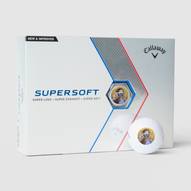 Maßgeschneiderte Golfbälle, Personalisiertes Foto- Golfball (Verpackung)