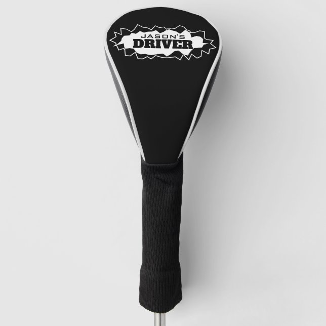 Maßgeschneiderte Golfkopfabdeckung mit Logo für lu Golf Headcover (Vorderseite)