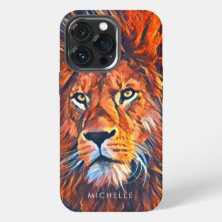 Maßgeschneiderte grafische Wasserfarbe Majestic Li iPhone 13 Pro Hülle