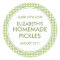 Maßgeschneiderte Green Polka Dot Canning Stickers 