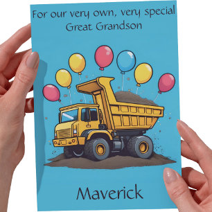 Maßgeschneiderte Große Geburtstagskarte Ankündigung