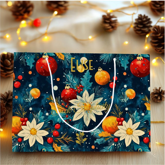 Maßgeschneiderte große Geschenktasche mit blauem f Geschenktüte (Von Creator hochgeladen)