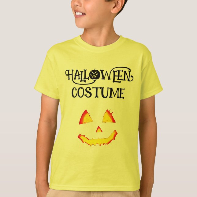 Maßgeschneiderte HALLOWEEN COSTUME Funny Gag Kinde T-Shirt (Vorderseite)