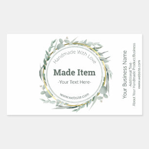 Maßgeschneiderte Handmade-Produkte - Heimwerker Rechteckiger Aufkleber