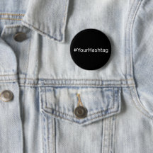 Maßgeschneiderte Hashtag Schwarz-Weiß-politische A