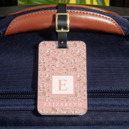 Maßgeschneiderte hellpastellfarbene, rosafarbene, gepäckanhänger