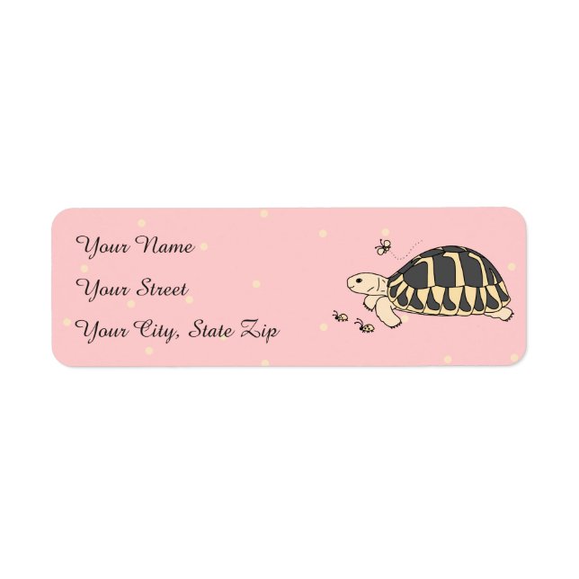 Maßgeschneiderte Hermanns Tortoise Labels (Vorne)