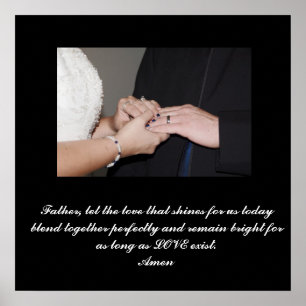 Maßgeschneiderte Hochzeit Poster