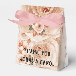 Maßgeschneiderte Hochzeitsblumenfarben Rose Geschenkschachtel