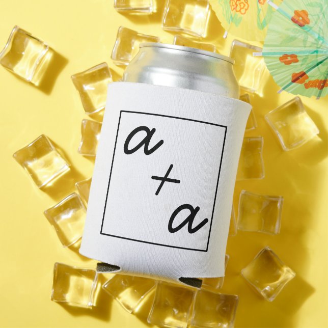 Maßgeschneiderte Hochzeitskissen, Personalisiertes Dosenkühler (In Situ Sommer)