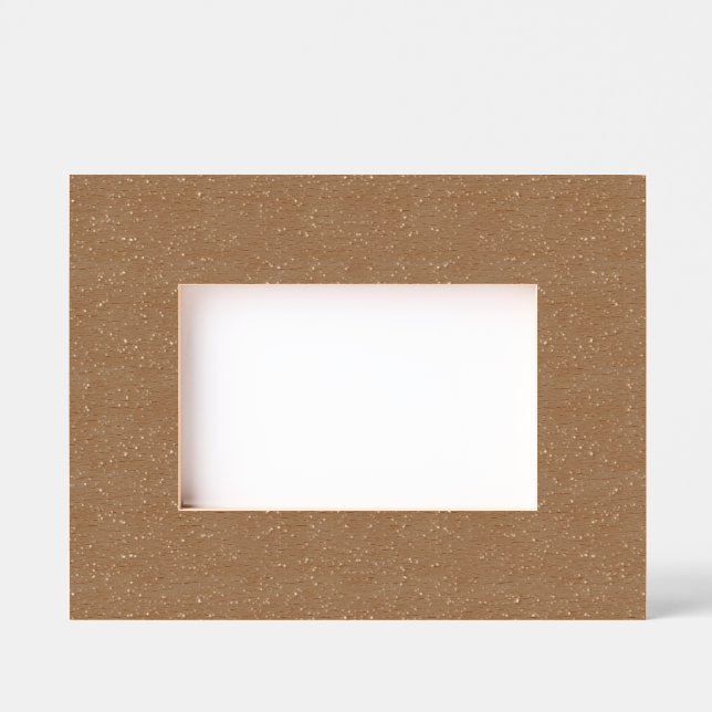 Maßgeschneiderte Holzbildrahmen - Warmer Sand Geätzte Rahmen (Vorderseite)