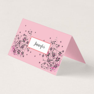 Maßgeschneiderte, horizontal geklappte Zelt-Karte