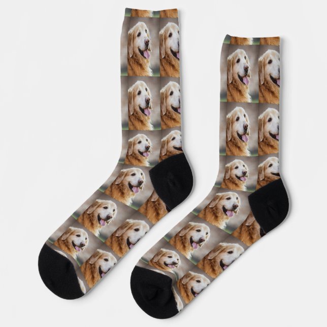 Maßgeschneiderte Hundesocken, Personalisierte Pet  Socken (Linkes Detail)