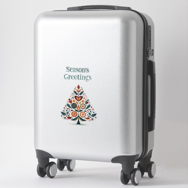 Maßgeschneiderte Hygge Skandinavien Minimalistisch Aufkleber (Koffer)