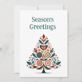 Maßgeschneiderte Hygge Skandinavien Minimalistisch Feiertagskarte