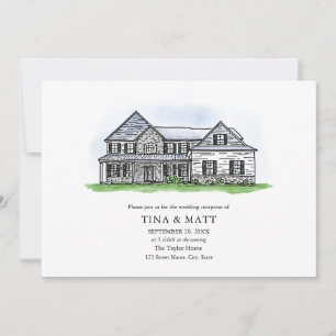 Maßgeschneiderte Illustration Einladung